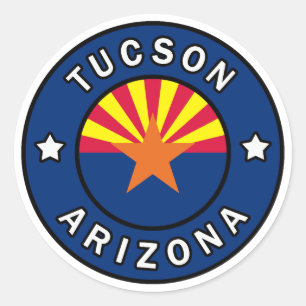 Tucson Arizona Runt Klistermärke