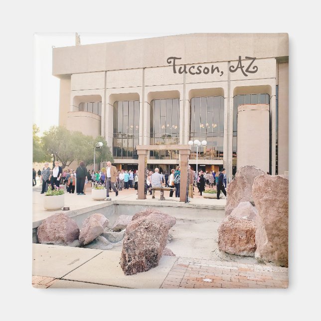 Tucson Arizona Souvenir Fridge Magnet (Framsidan)
