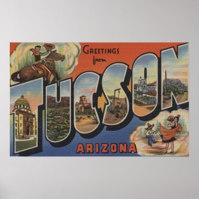 Tucson, Arizona - Stora Brev Scenes 2 Poster (Framsidan)