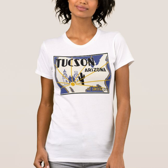 Tucson Arizona T Shirt (Framsida)