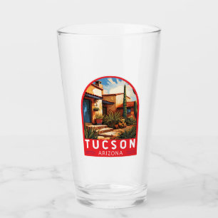 Tucson Arizona Travel Art Emblem Glaskopp