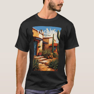 Tucson Arizona Travel Art Vintage T Shirt