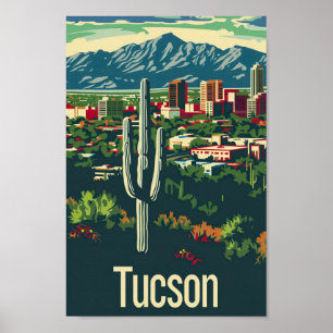Tucson Arizona USA Berömd Travel Ställe Poster