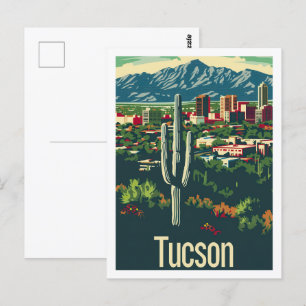 Tucson Arizona USA Berömd Travel Ställe Vykort