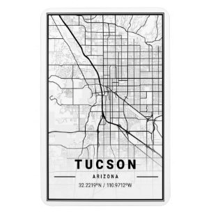 Tucson Arizona USA Travel City Karta Magnet