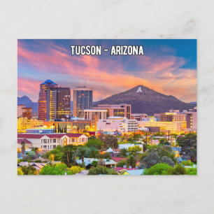 Tucson Arizona vycard Vykort