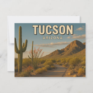 Tucson Arizona vycard Vykort