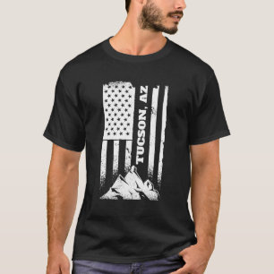 Tucson Az Arizona American Distress Patriotic 4t T Shirt