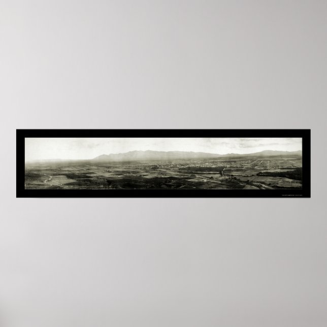 Tucson AZ Panoramic Photo 1909 Poster (Framsidan)