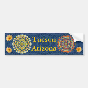 Tucson bildekal med trummakaktusMandalas