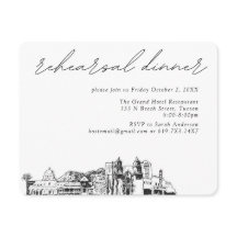 Tucson bröllop elegant middag före bröllopet