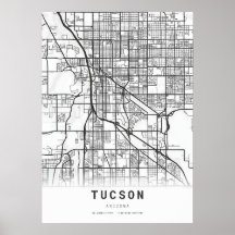 Tucson City Karta
