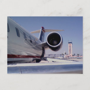 "Tucson: Flyg in eller ut?" Vykort