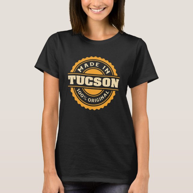 Tucson Hometown T Shirt (Framsida)
