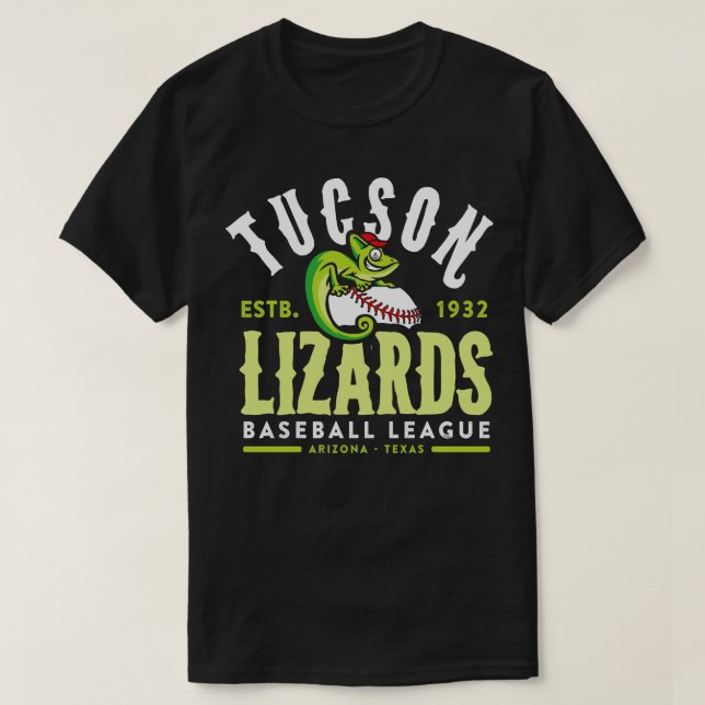 Tucson Lizards Baseball T Shirt (Design framsida)
