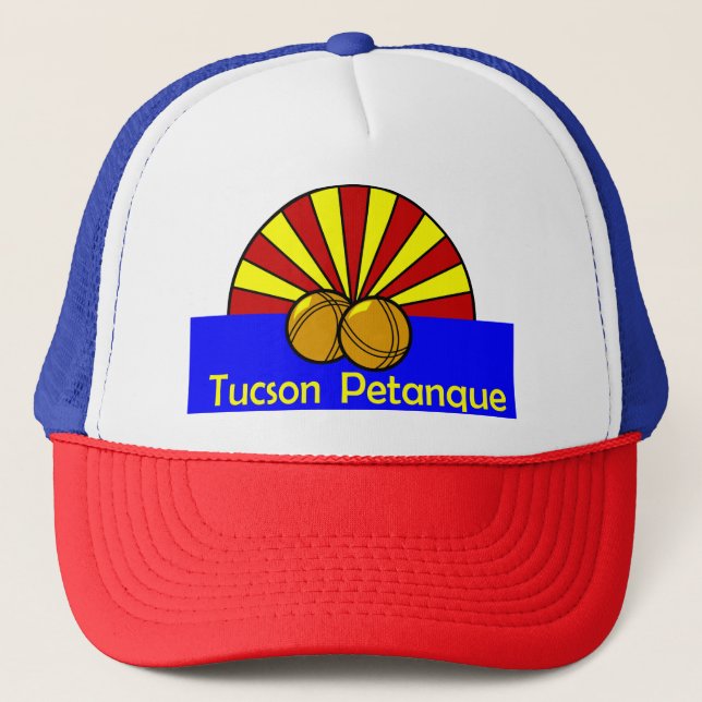Tucson Petanque Klubb baseball sockel Keps (Framsida)