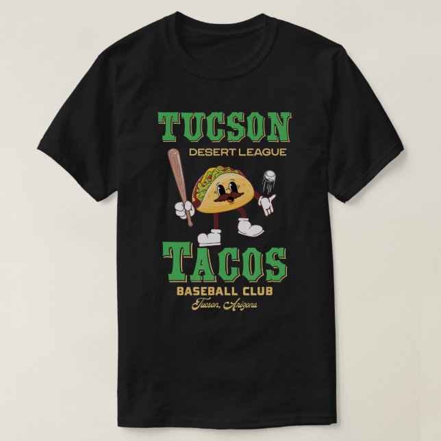 Tucson Tacos Retro Minor League Baseball Team T-Sh T Shirt (Design framsida)