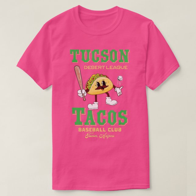Tucson Tacos Retro Minor League Baseball Team T Shirt (Design framsida)