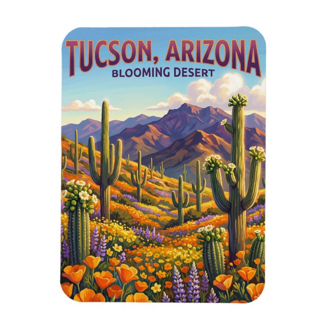 Tucson USA Magnet (Vertikal)