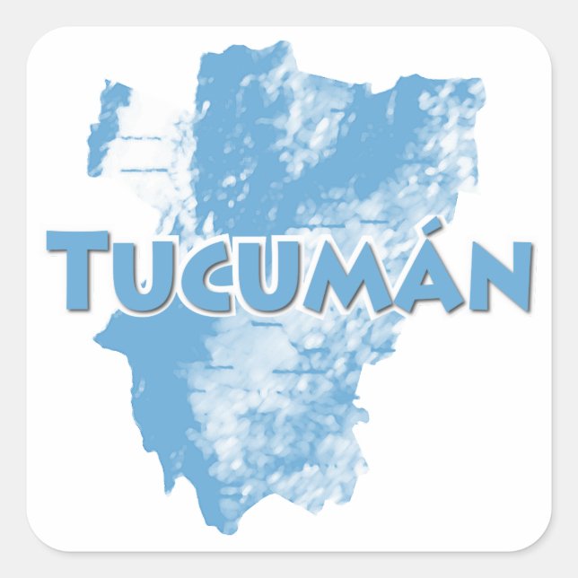 Tucuman Fyrkantigt Klistermärke (Framsida)