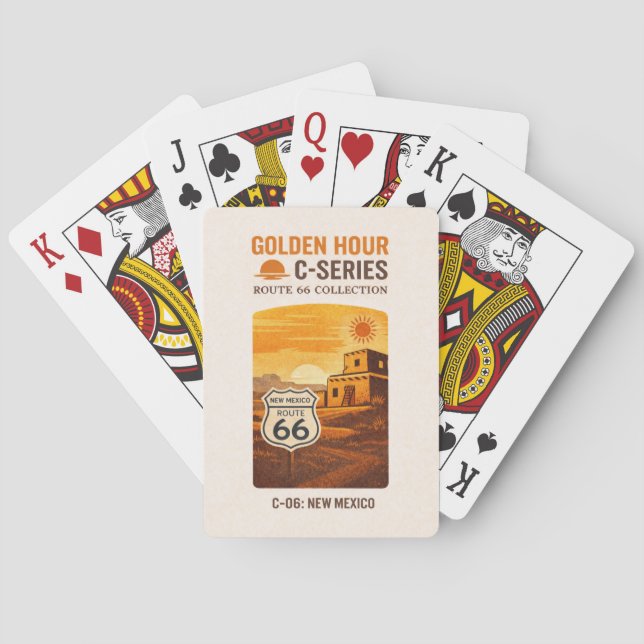 Tucumcari Centennial Adobe Sunset Deck Casinokort (Baksidan)