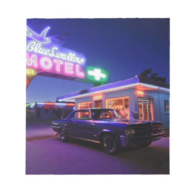 Tucumcari, New mexico, Förenade Stater. Sats 66 2 Anteckningsblock (Framsida)