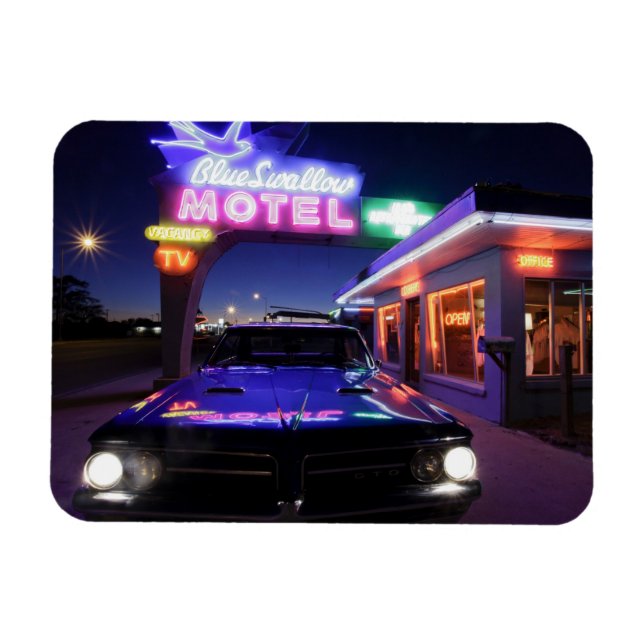 Tucumcari, New mexico, Förenade Stater. Sats 66 Magnet (Horisontell)