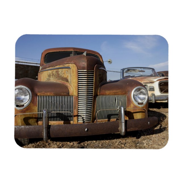 Tucumcari, New mexico, Förenade Stater. Sväg 66. Magnet (Horisontell)