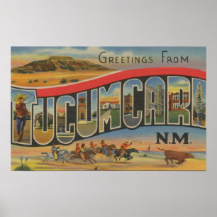 Tucumcari, New mexico-stora Brev-scenarier Poster