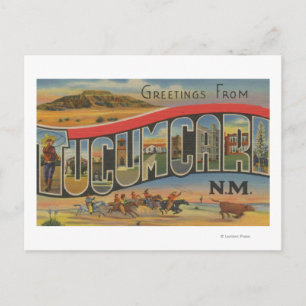 Tucumcari, New mexico-stora Brev-scenarier Vykort