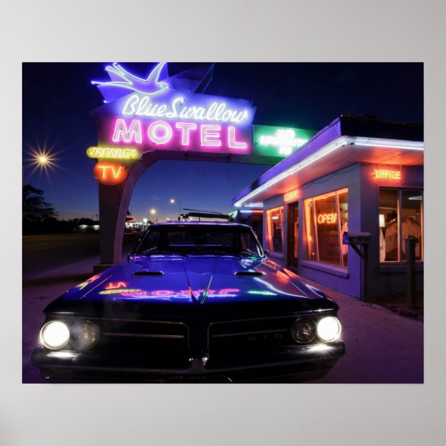 Tucumcari, New Mexico, USA. Route 66 Poster (Framsidan)