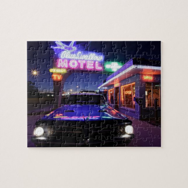 Tucumcari, New Mexico, USA. Route 66 Pussel (Horisontell)