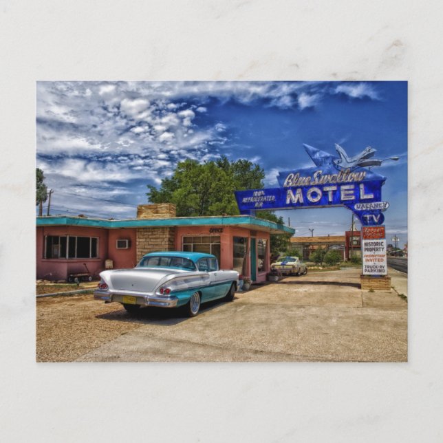 Tucumcari, NM - Rt 66 Vykort (Framsida)
