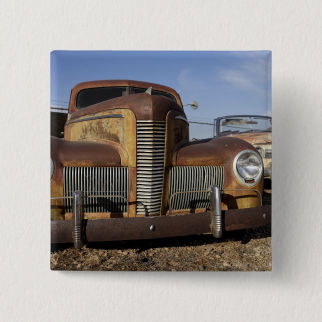 Tucumcari som är ny - mexico, United States. Rutt Knapp (Framsida)