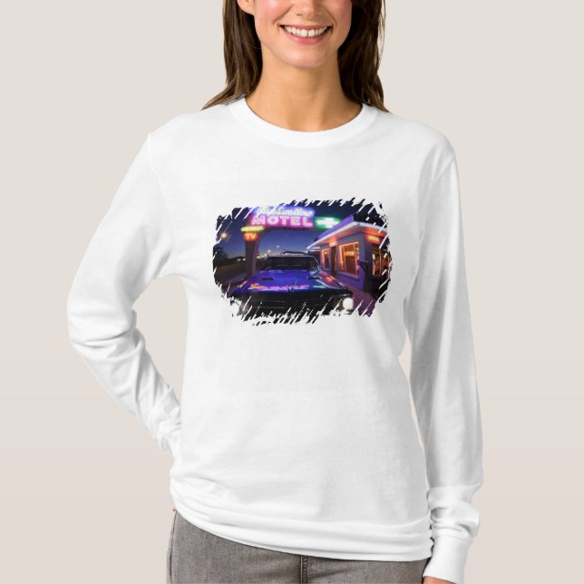 Tucumcari som är ny - mexico, United States. Rutt T-shirt (Framsida)