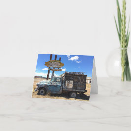 tucumcarilastbilnotecard (tom insida) kort