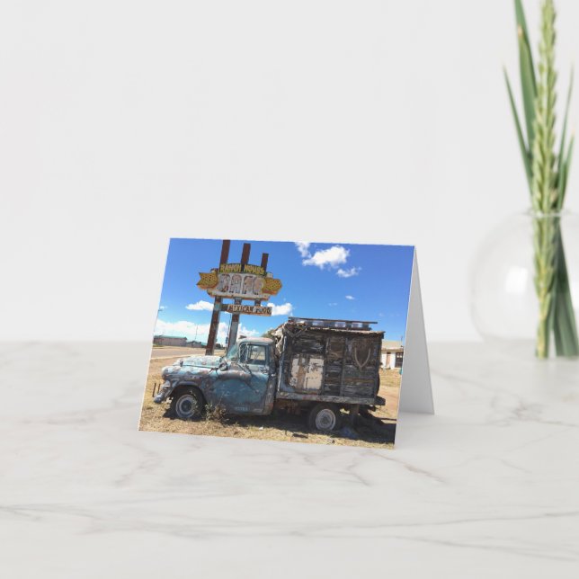 tucumcarilastbilnotecard (tom insida) kort (Framsida)