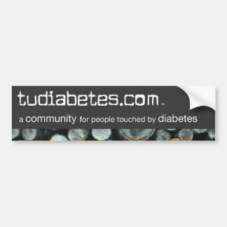 TuDiabetes.com bildekal |Grey Line|