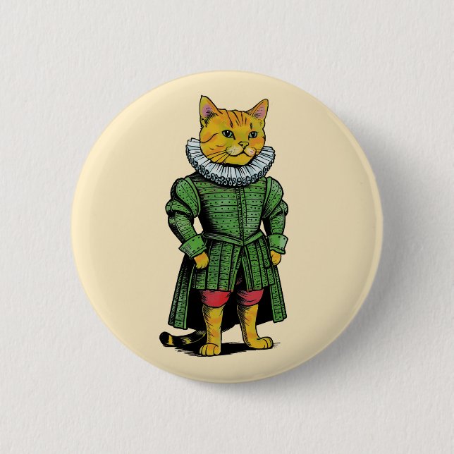 Tudor Cat Kung Mouser History buff Knapp (Framsida)