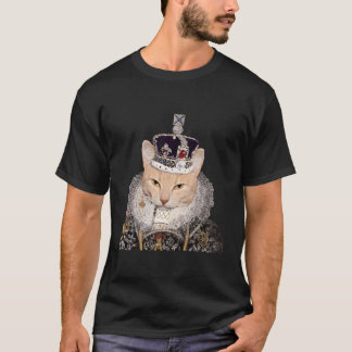 Tudor Cat med Krona T Shirt