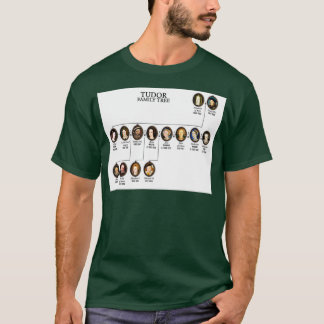 Tudor-familjen träd t shirt