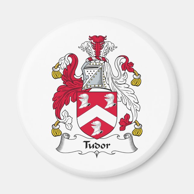 Tudor Family Crest Magnet (Framsidan)