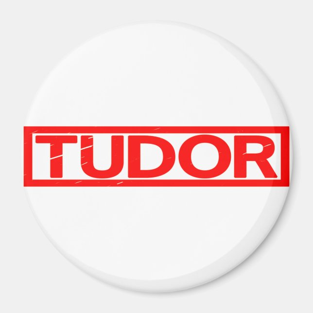 Tudor Frimärke Magnet (Framsidan)