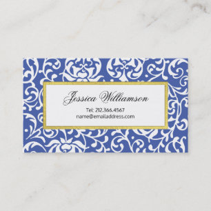 Tudor Gardens Elegant William Morris Inspired Visitkort