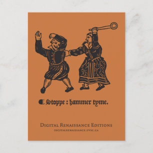 Tudor Hammer Time-vykort Vykort