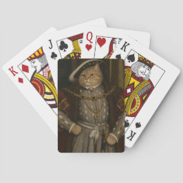 Tudor kattkungaporträtt – Henry VIII katt Renässan Casinokort