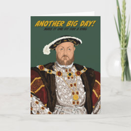 Tudor Kung Henry VIII ännu en stor dag Kort