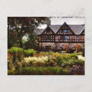 Tudor Manor Gardens liggande Vykort