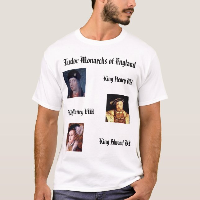 Tudor monarker av England T Shirt (Framsida)
