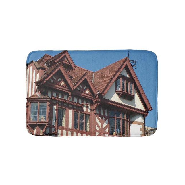 Tudor oak ram byggnad, Edinburgh, Skottland Badrumsmatta (Framsidan)